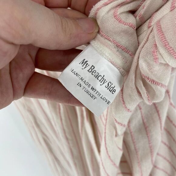 My beachy Side Striped Culotte Cropped Wide Leg Flowy Pant Trouser Women 2 - Picture 6 of 8